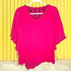 Rayon Tank Top Hot Pink